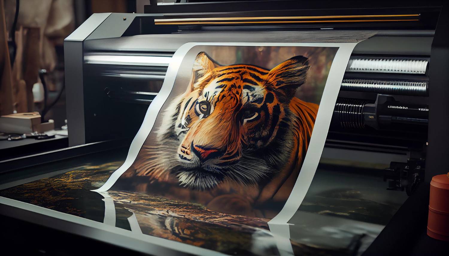 Large-format printing of banners and graphics